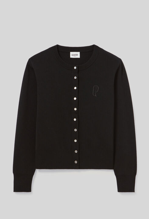 Strickjacke mit Knöpfen