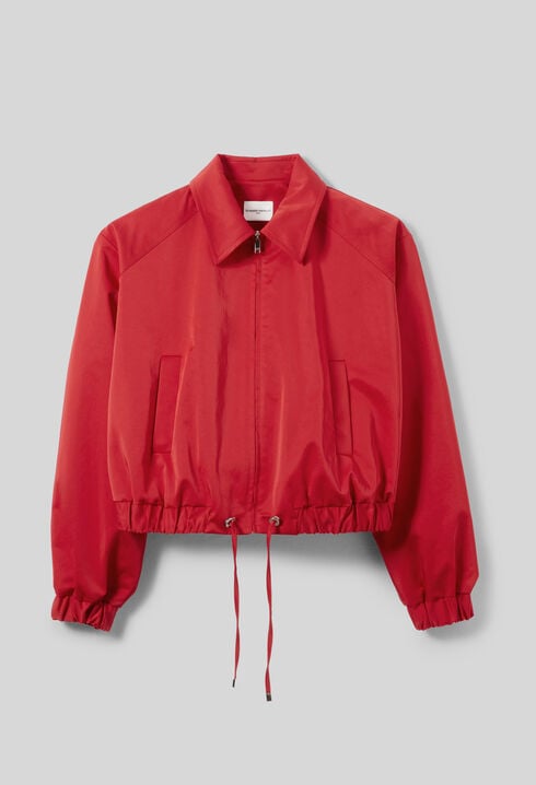 Kurzer Satin-Blouson