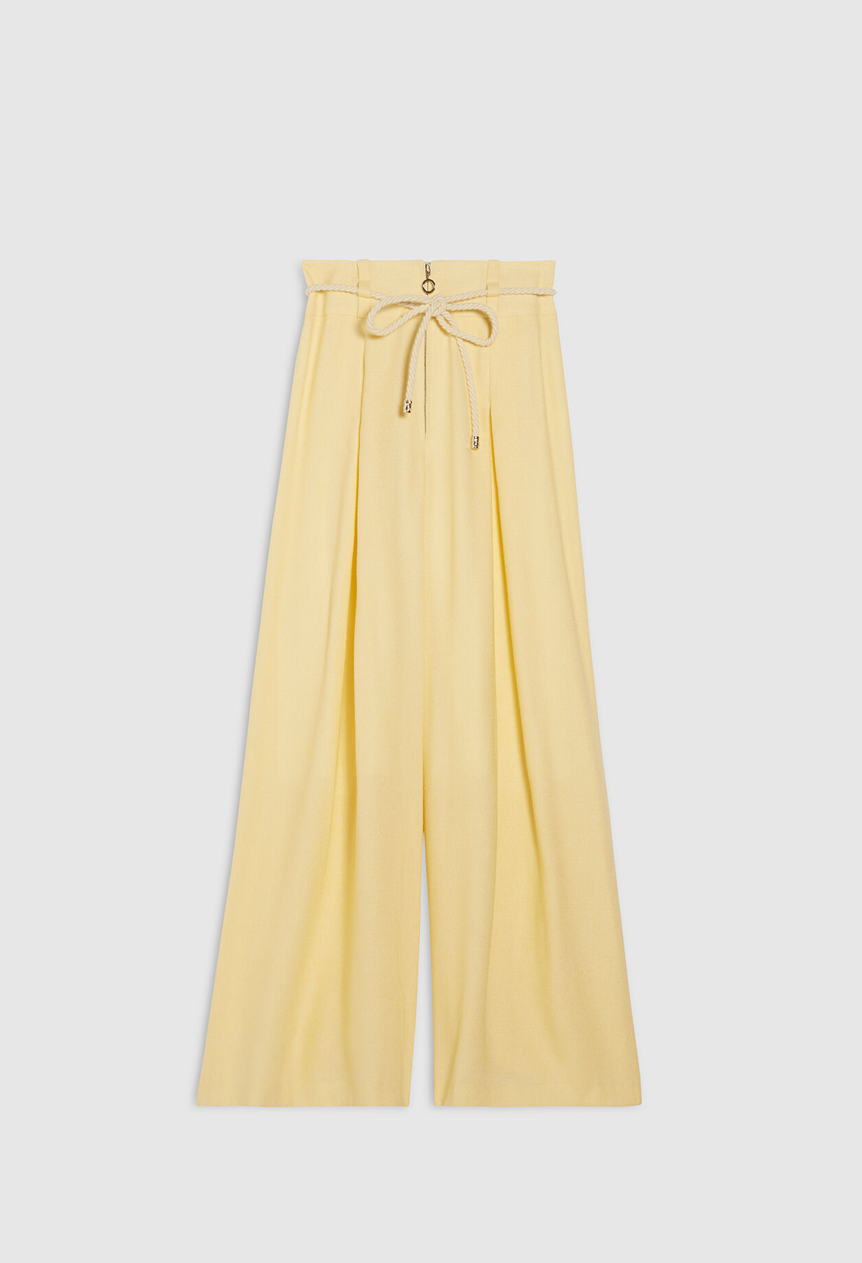 Lange Hose mit Kordelgürtel
