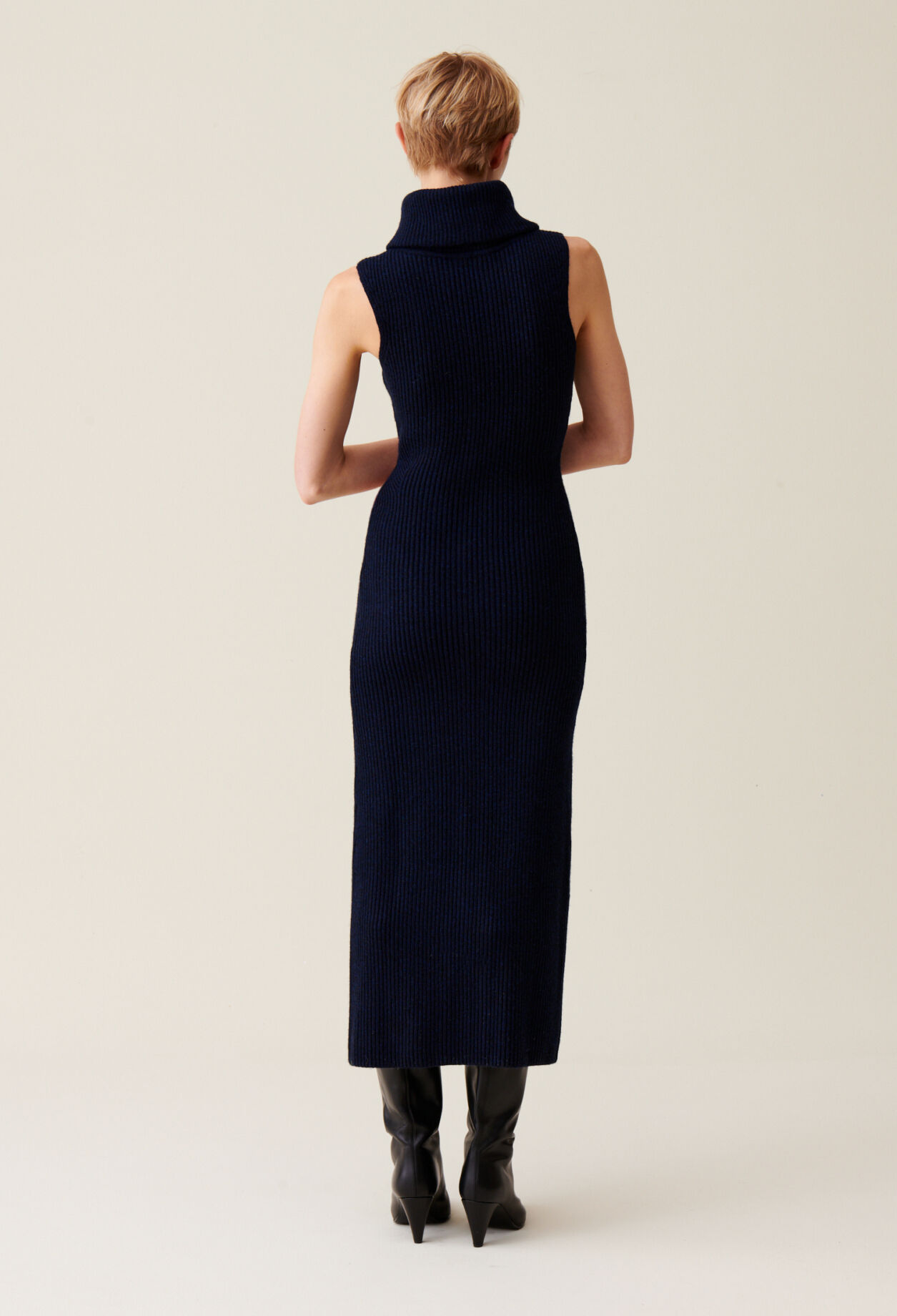 Strickkleid mit Reißverschluss