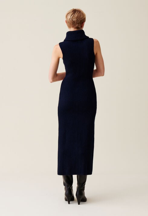 Strickkleid mit Reißverschluss