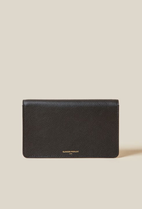Große Tasche aus genarbtem Leder