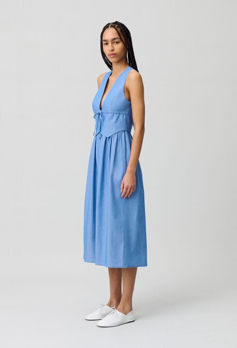 Langer Blazer-Kleid