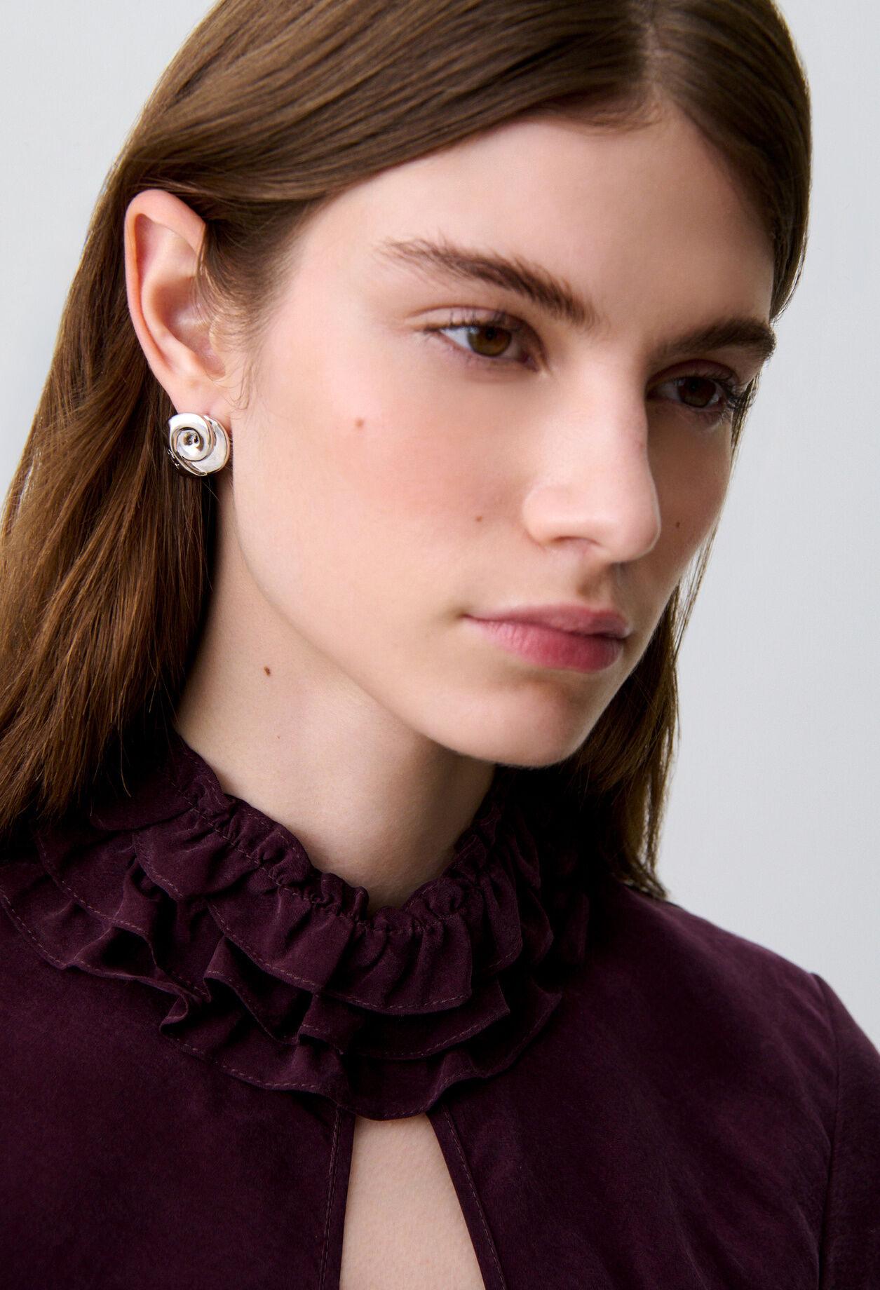 Silberne Ohrringe Claudie