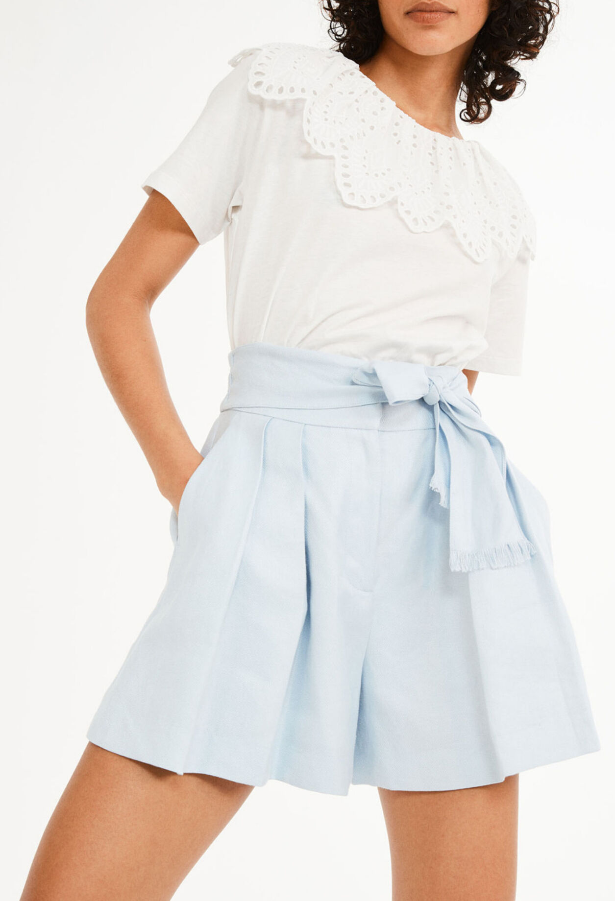 Leinen-Shorts