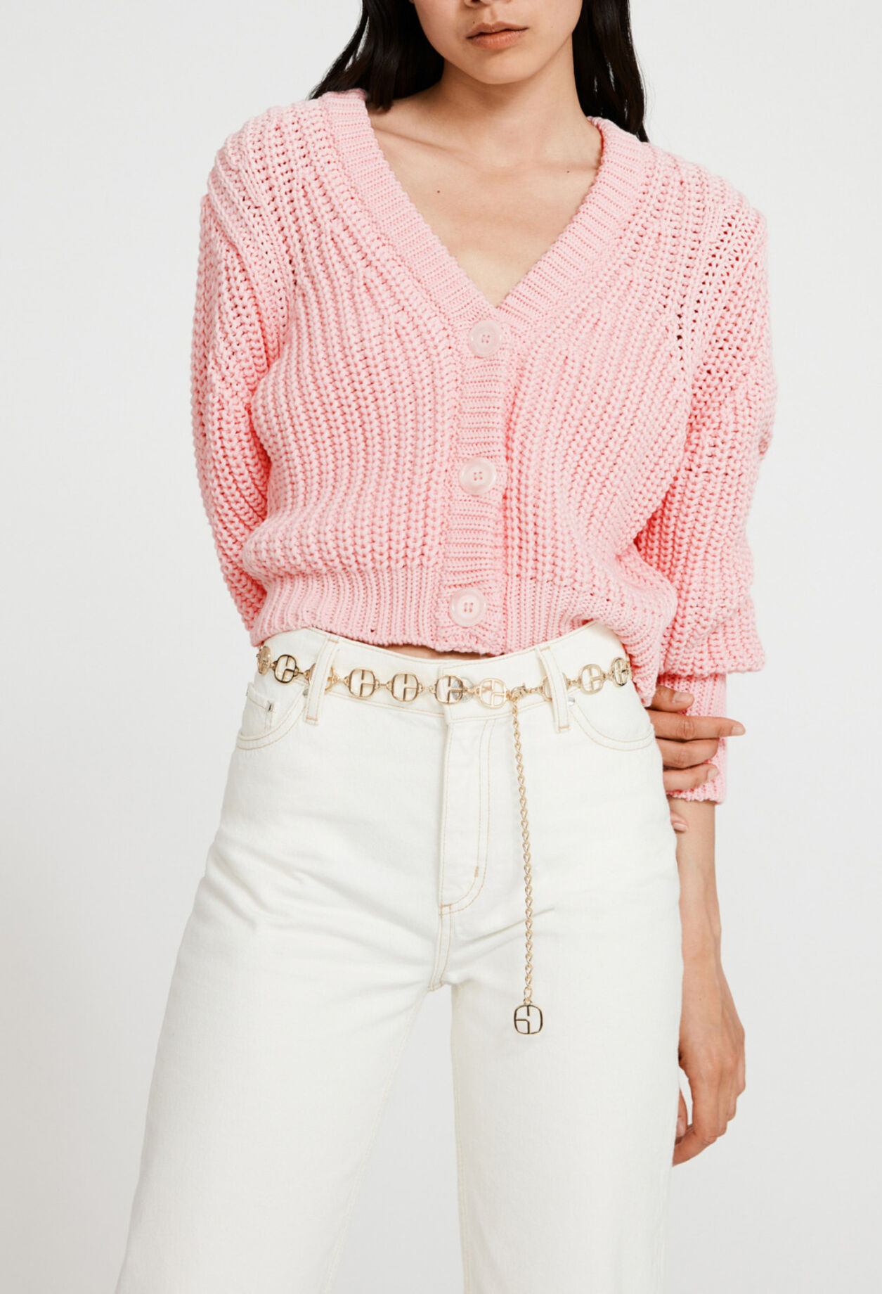 Rippstrickcardigan