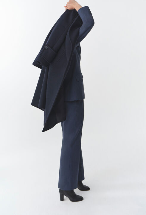 Wollmantel im Trenchcoat-Stil