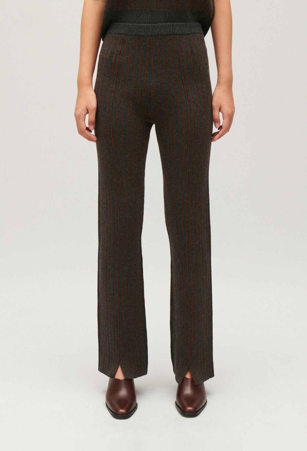 Gestreifte Strickhose 