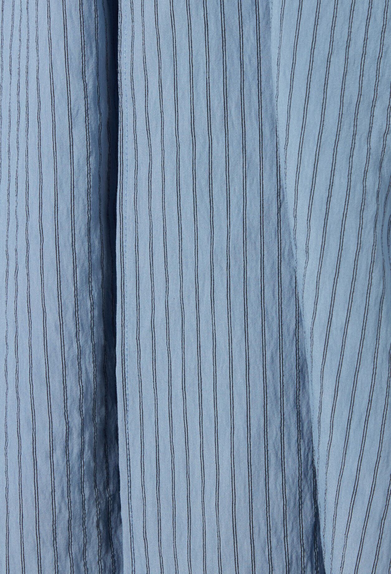 Kurzes Wickelkleid Blau Streifen