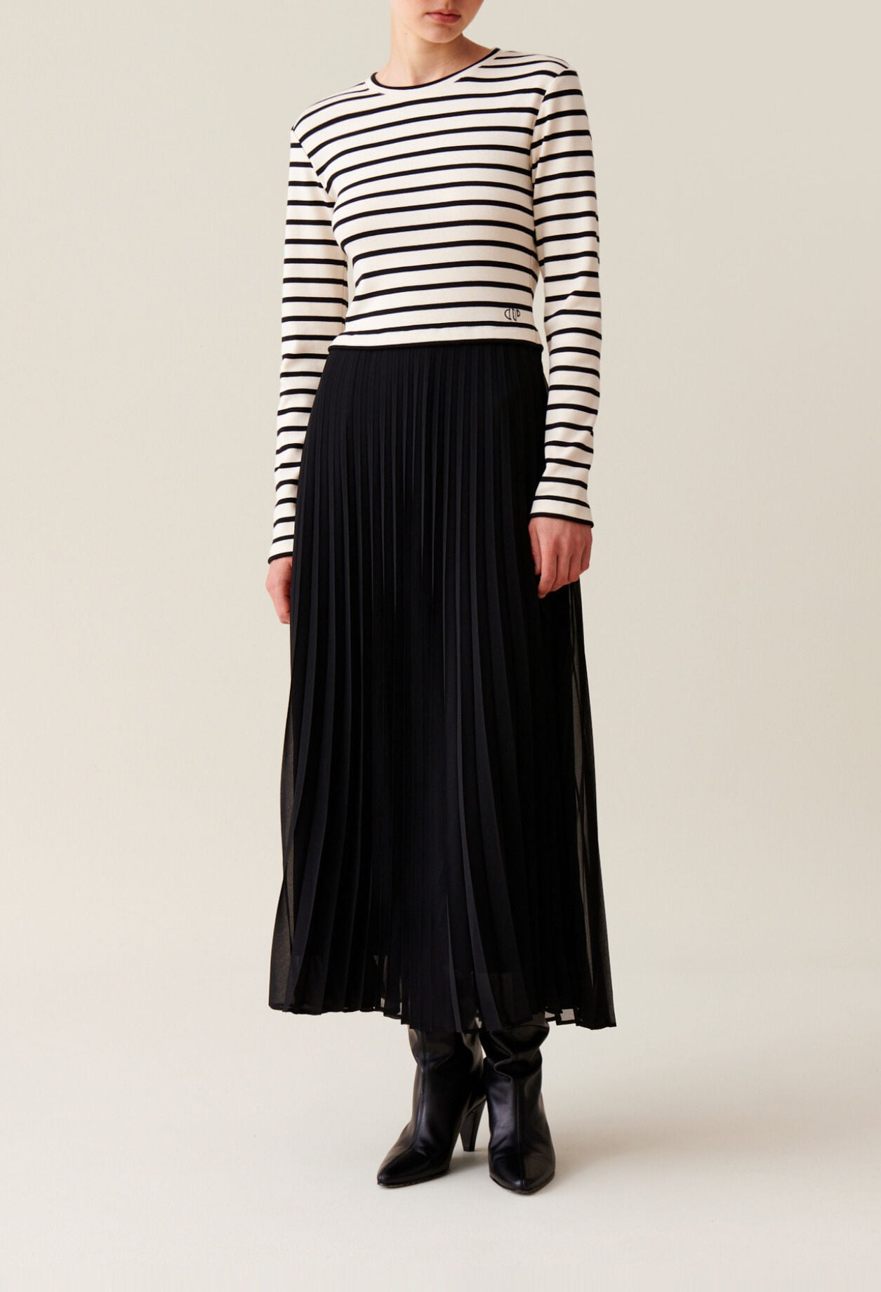 Gestreiftes Twist-Kleid
