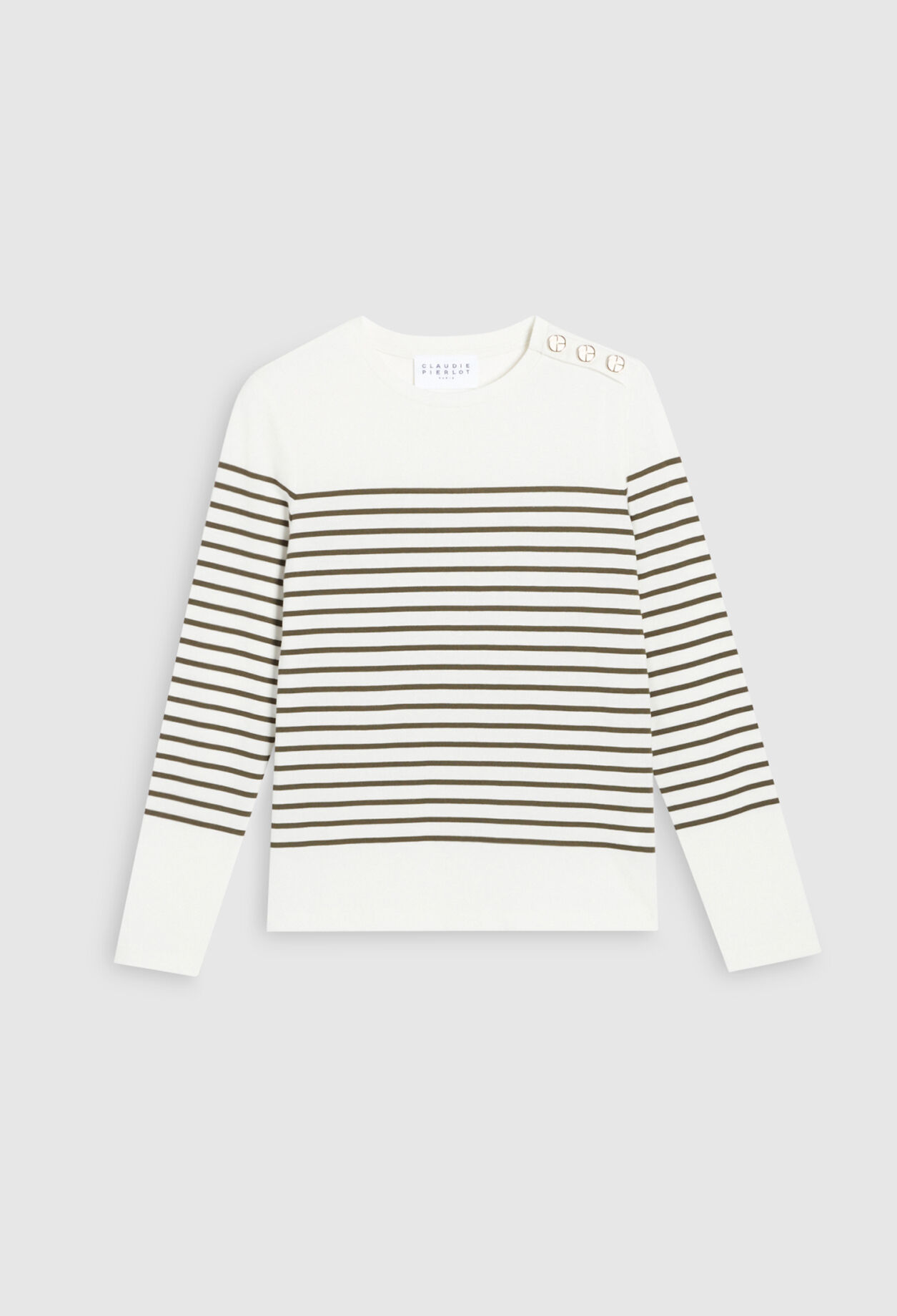 Matrosen-T-Shirt mit Knopf