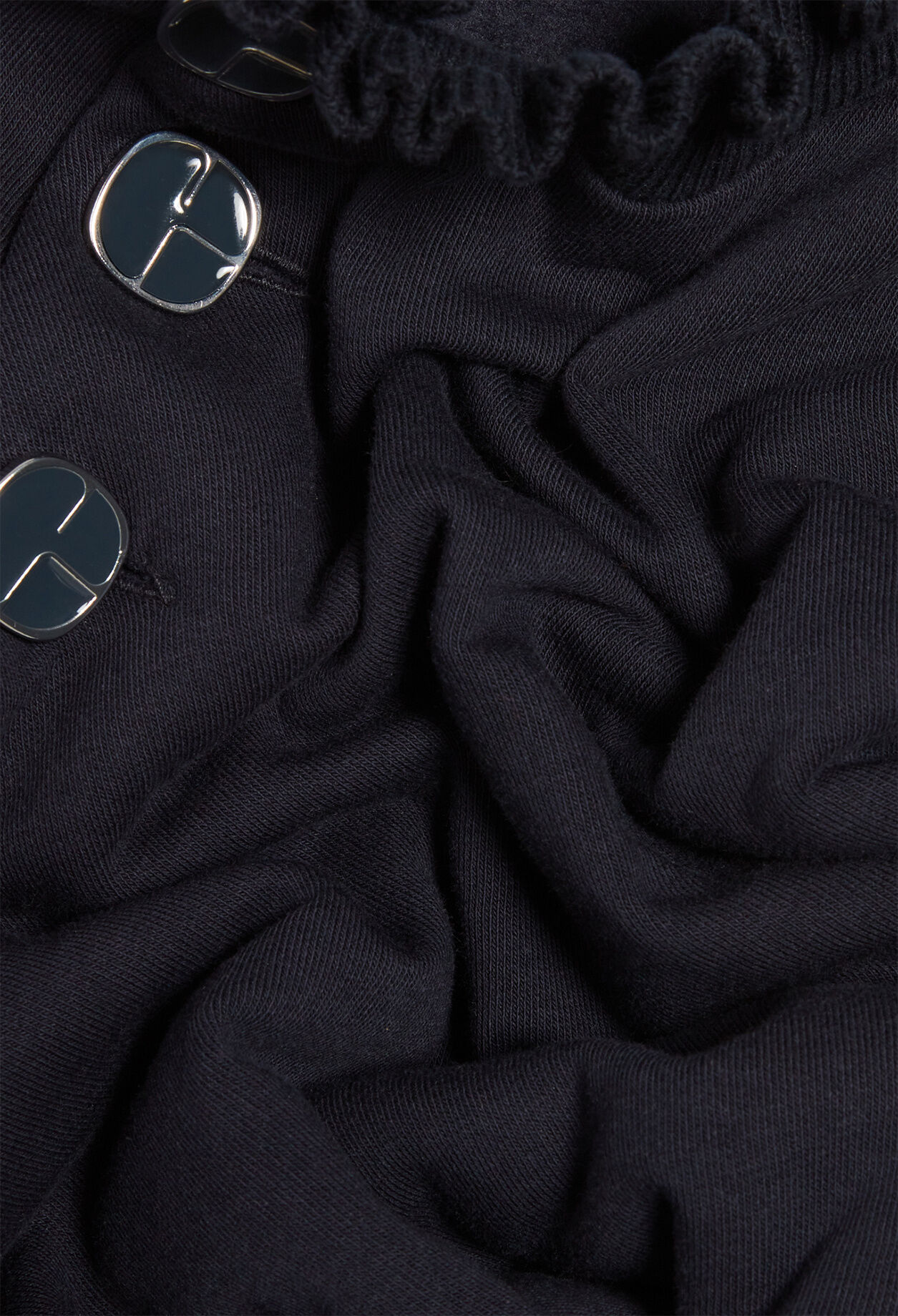 Sweatshirt mit Rüschenkragen
