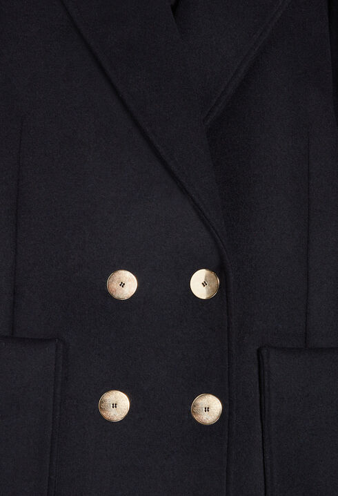 Zweireihiger Wollblazer