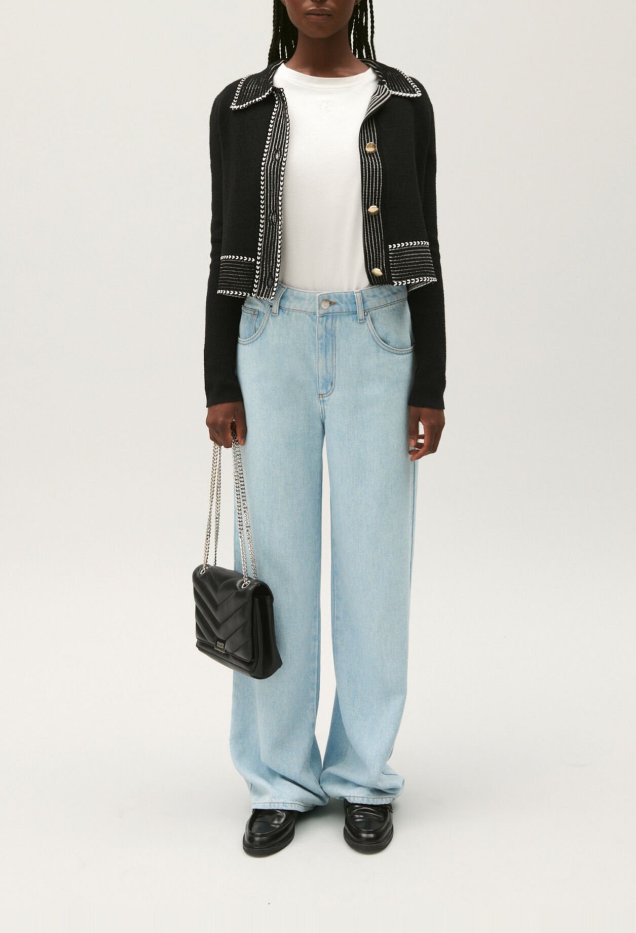 Kurzer Strick-Cardigan