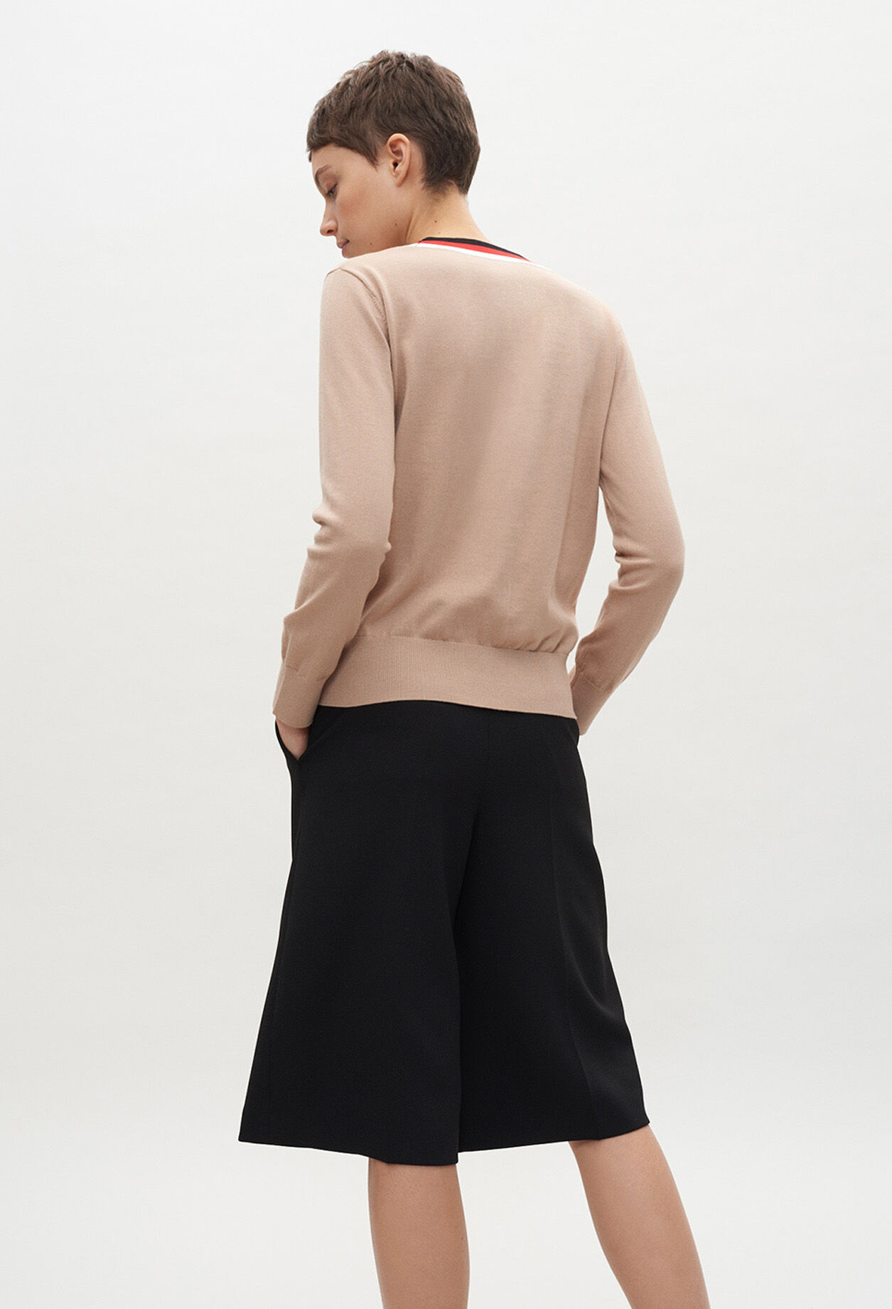 Sportlich gestreifter Cardigan