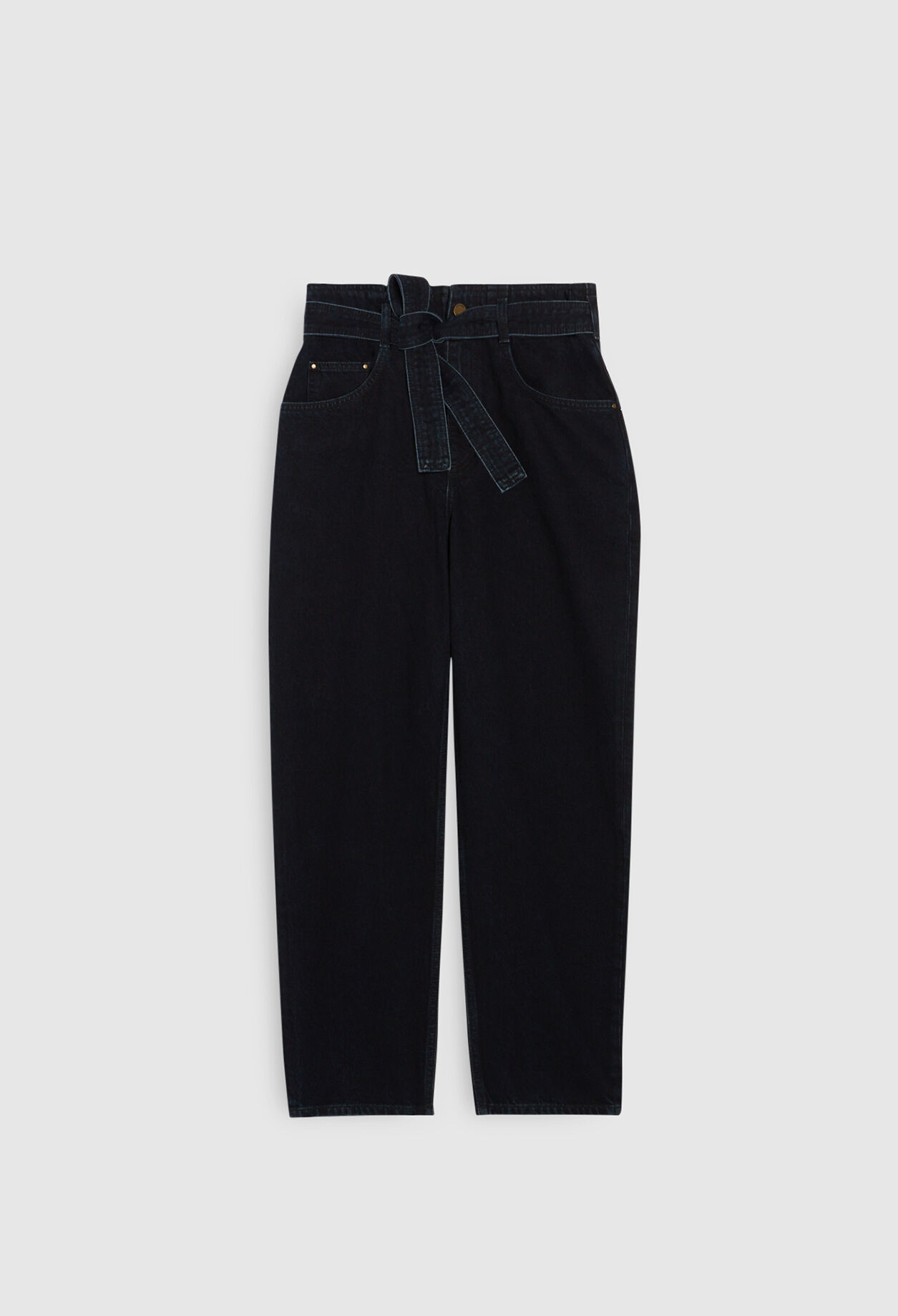 Raw-Jeans, cropped