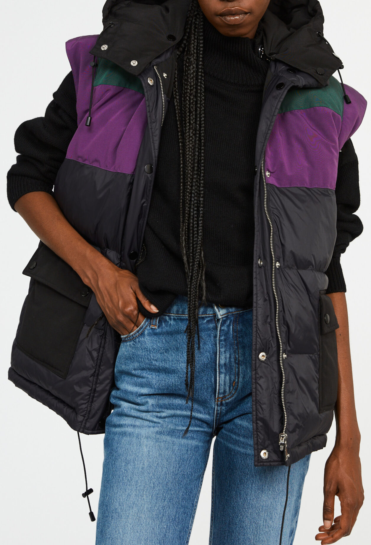 Daunenjacke mit Kapuze