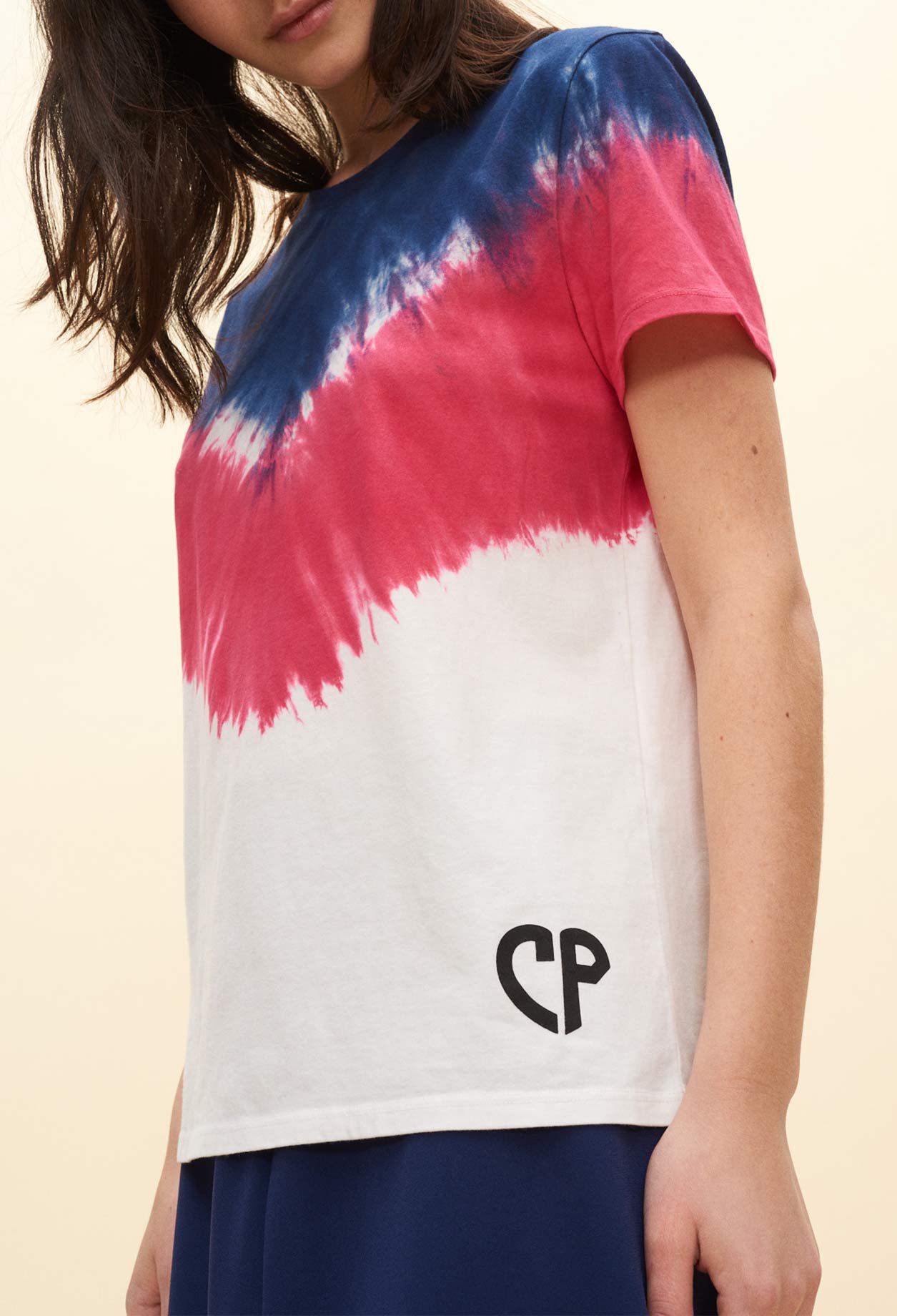 Geometrisches T-Shirt tie & dye