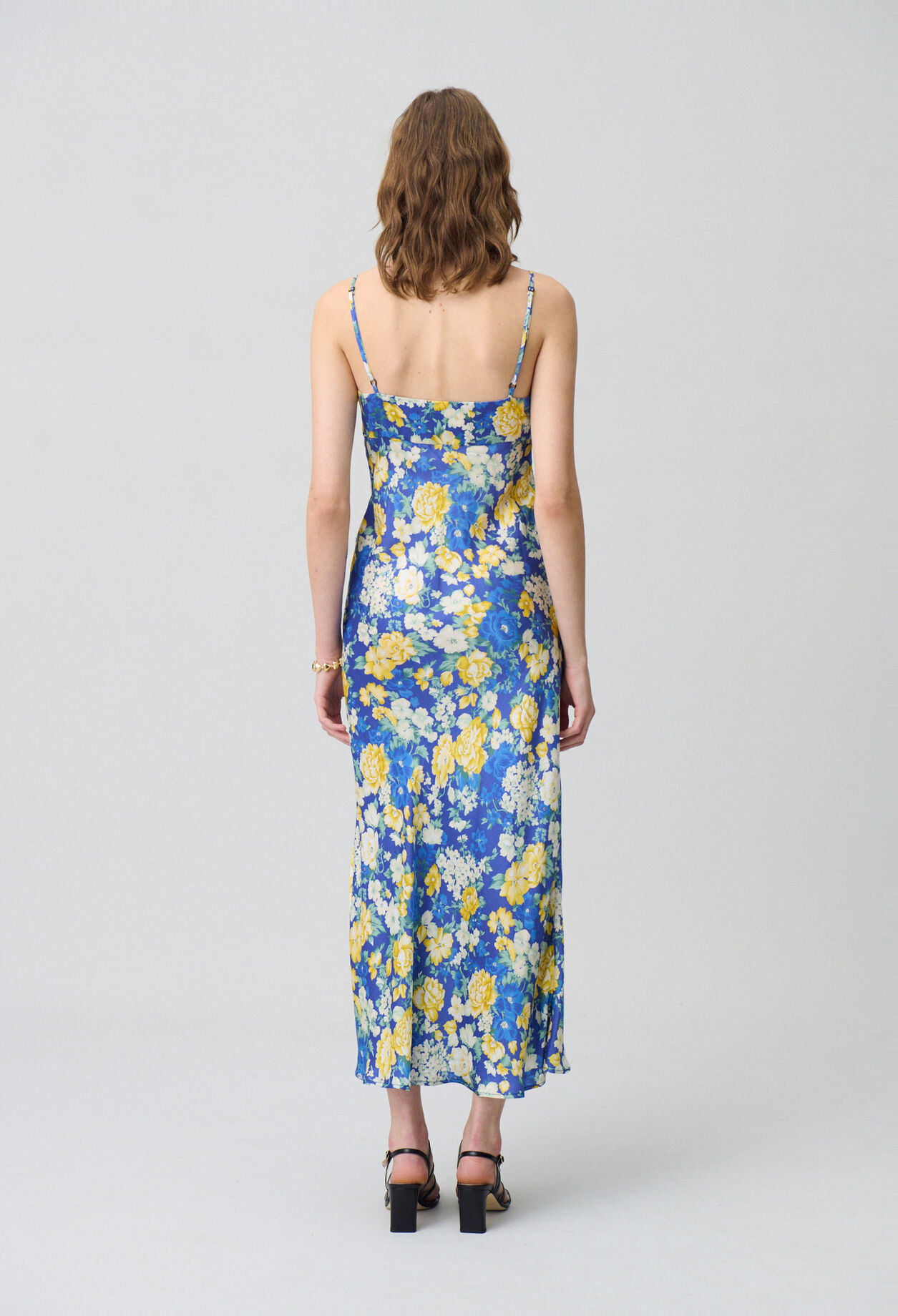 Langes Kleid Blumenmuster