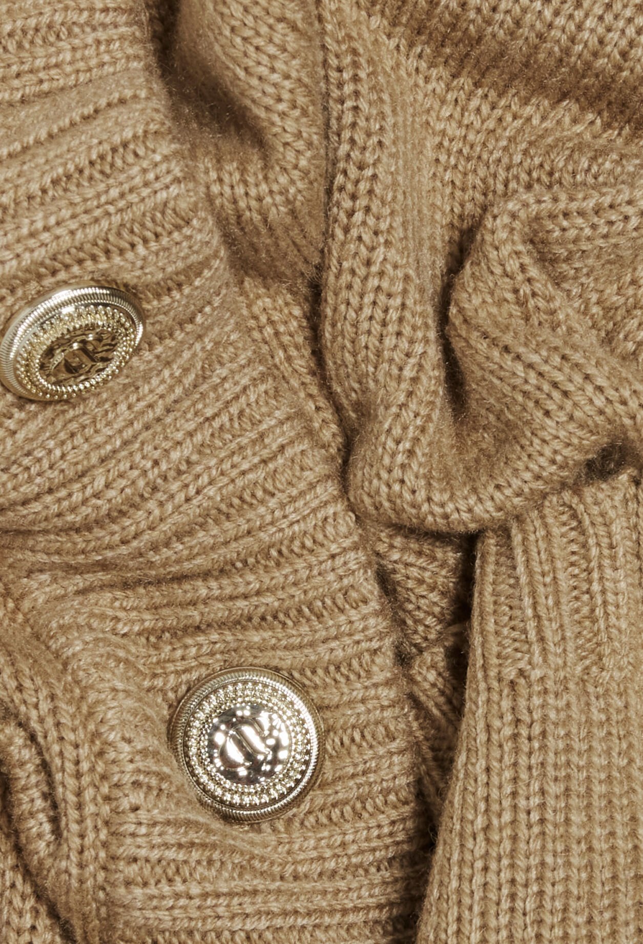 Kurzer Grobstrick-Cardigan