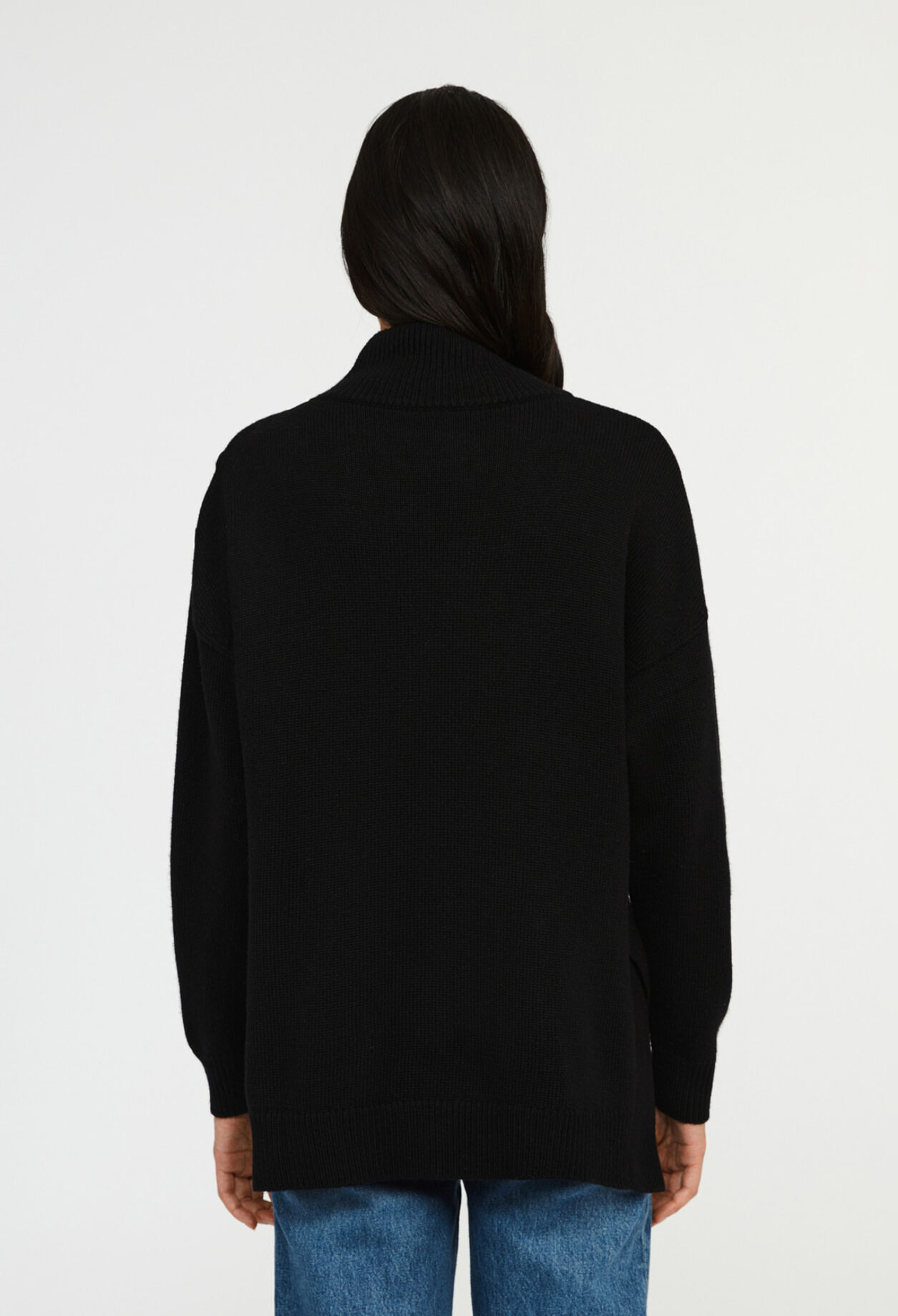 Oversize-Pullover aus Wolle