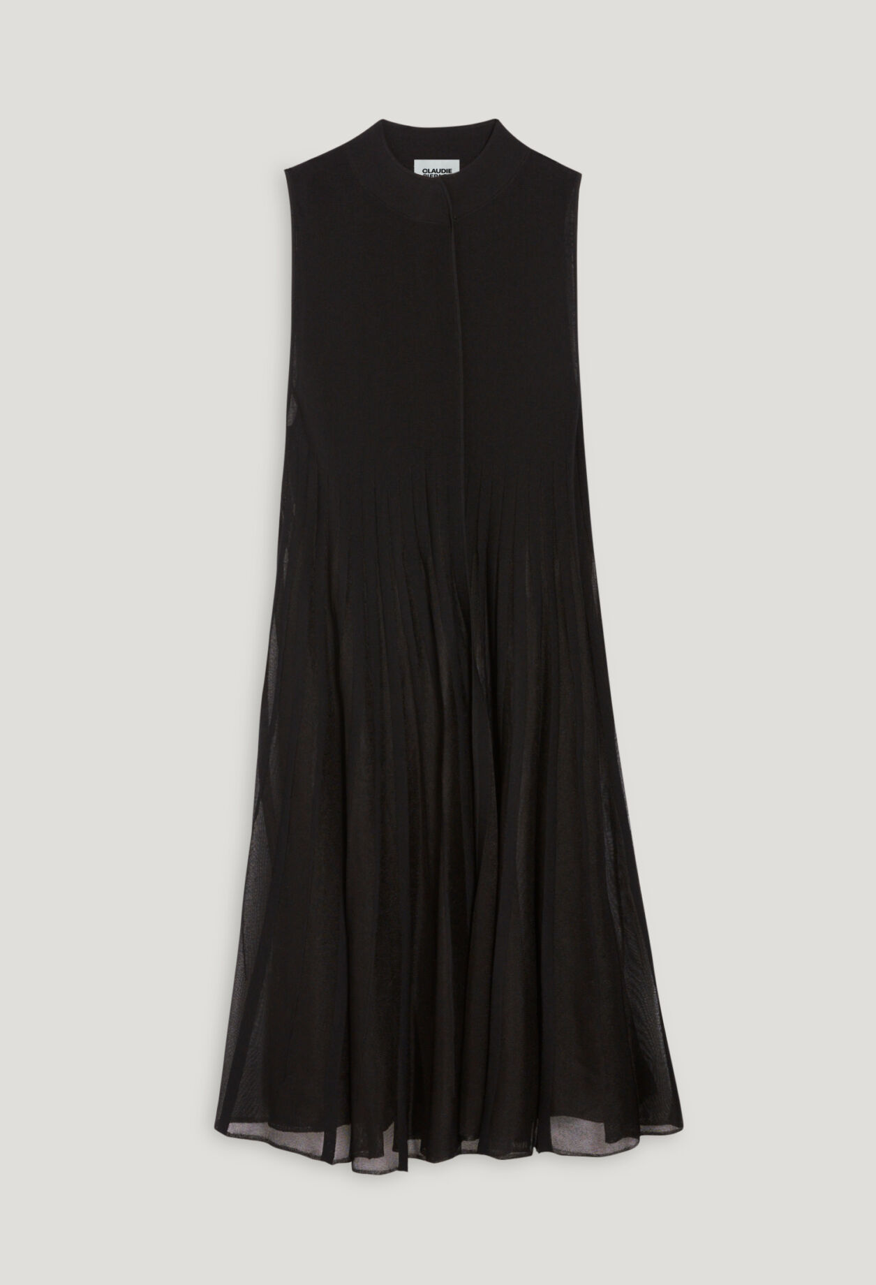 Langes Strickkleid