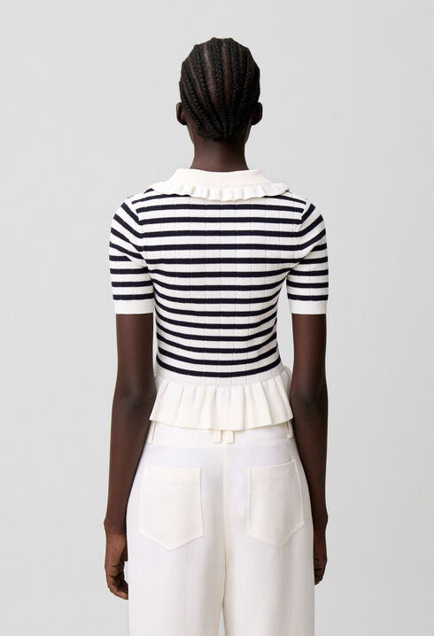 Gestreifter Pullover