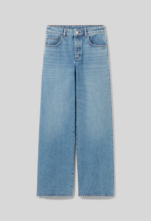 Straight-Leg-Jeans aus Denim