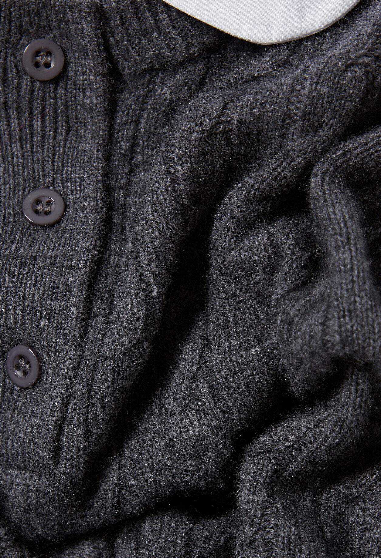 Pullover mit Bubikragen