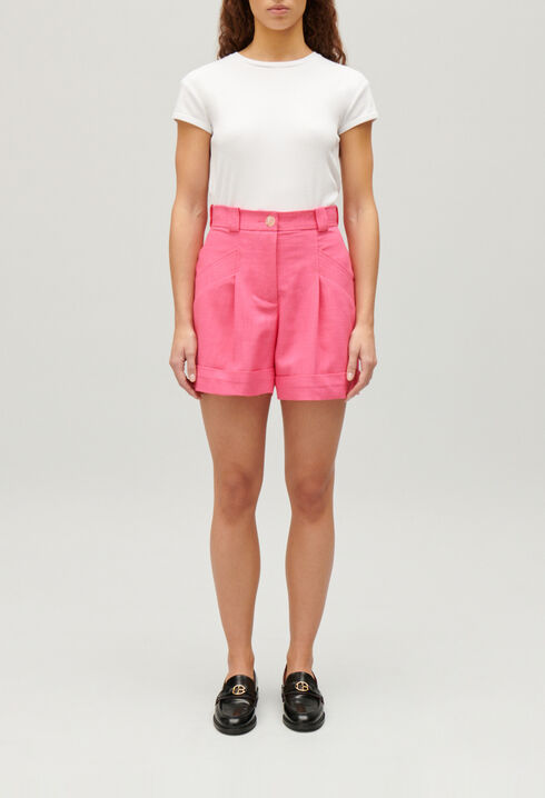 Shorts mit hoher Taille