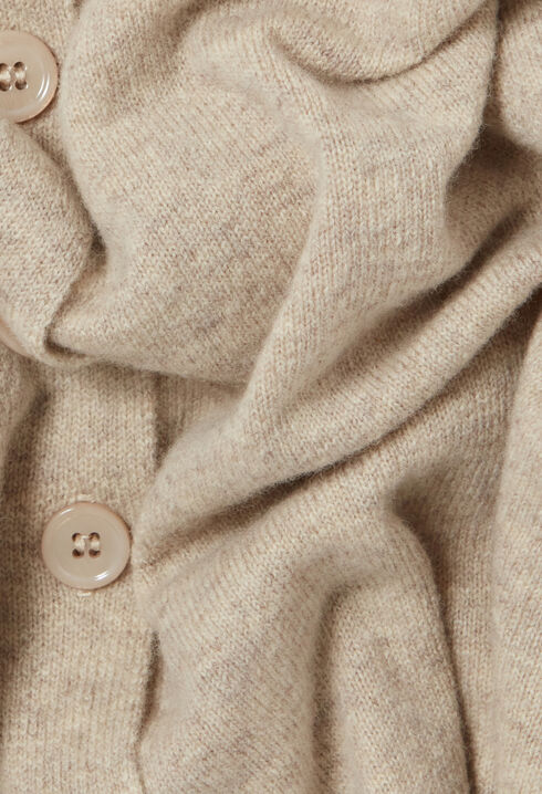 Wollcardigan mit CP-Stickerei