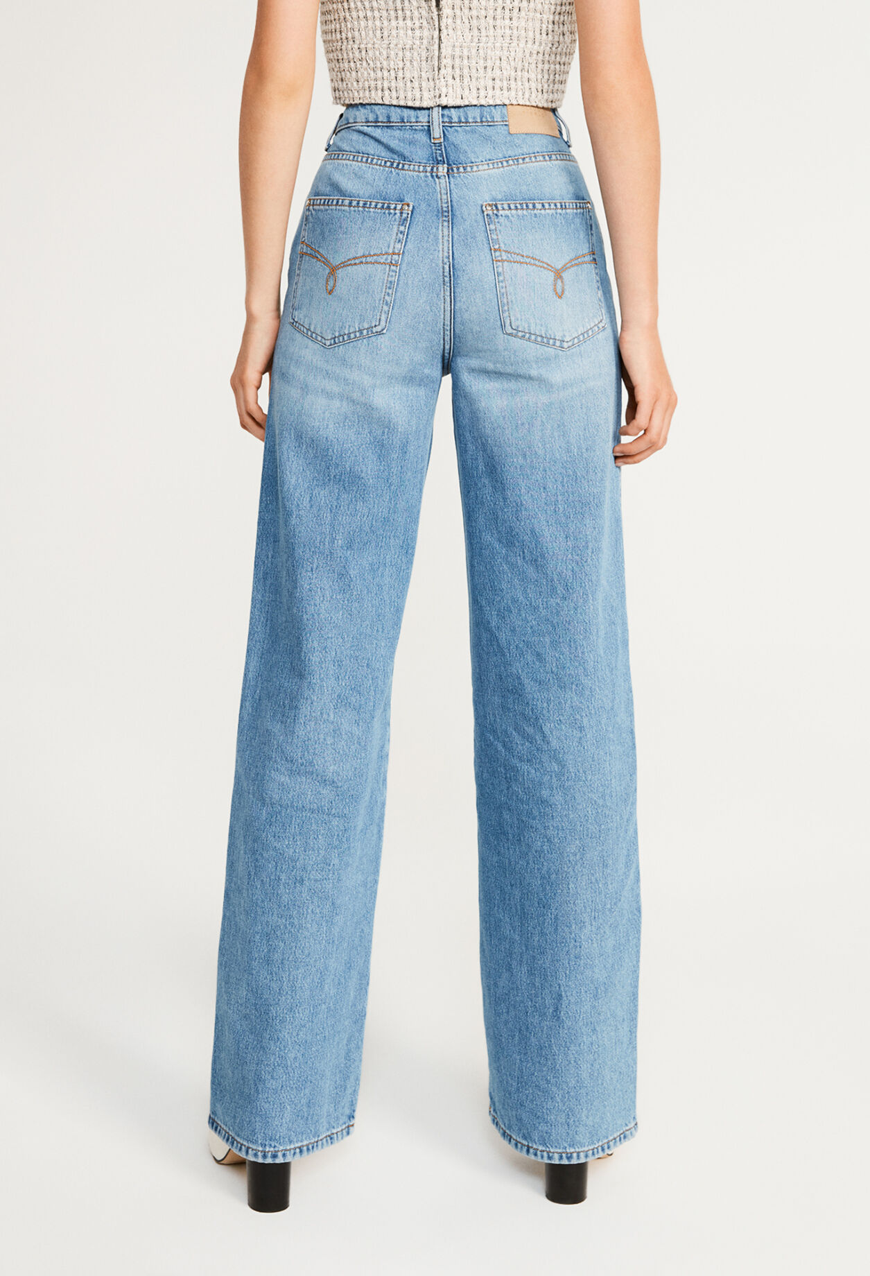 Verwaschene Jeans aus Bio-Baumwolle