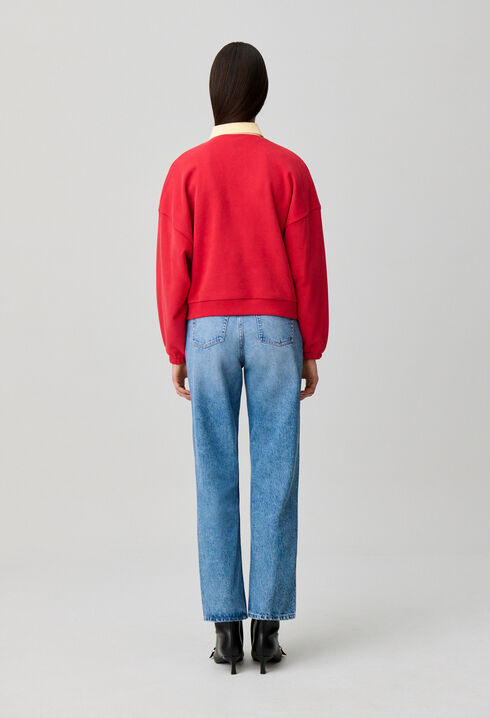 Oversize-Sweatshirt aus Baumwolle