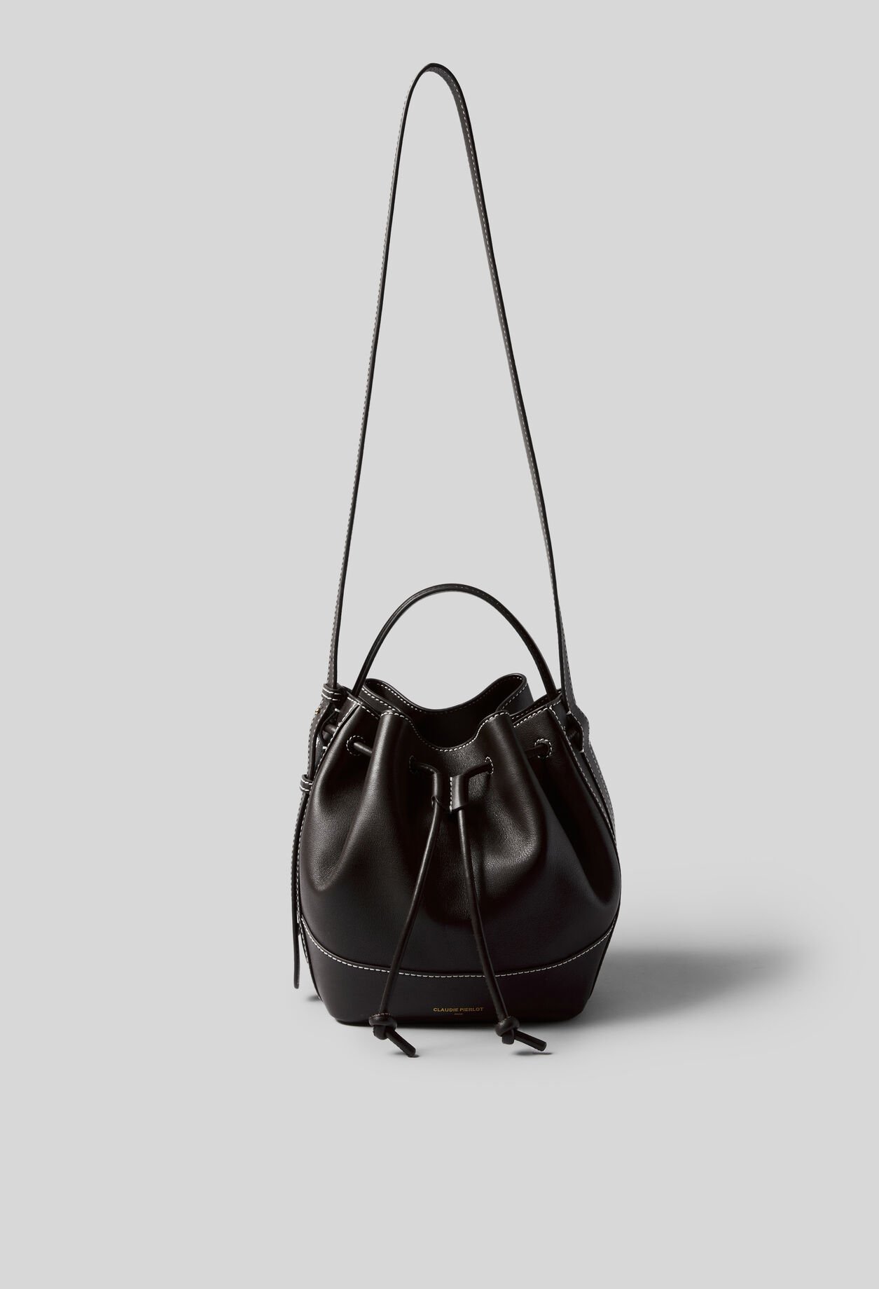 Ledertasche in Beutelform