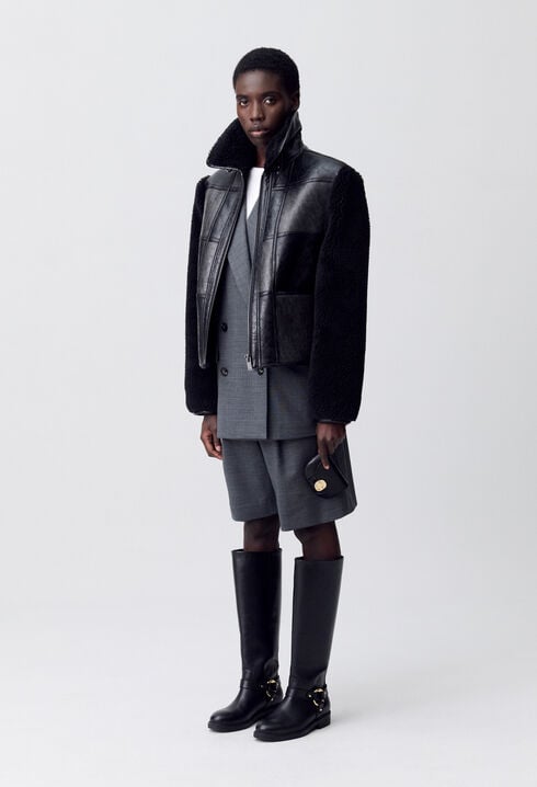 Bimaterialer Blouson