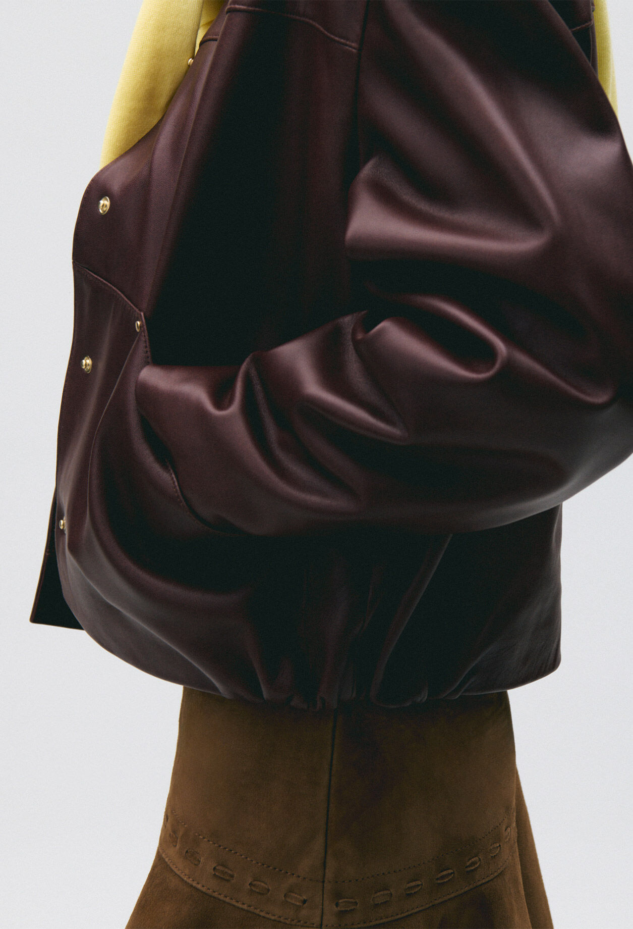 Kurze Lederjacke