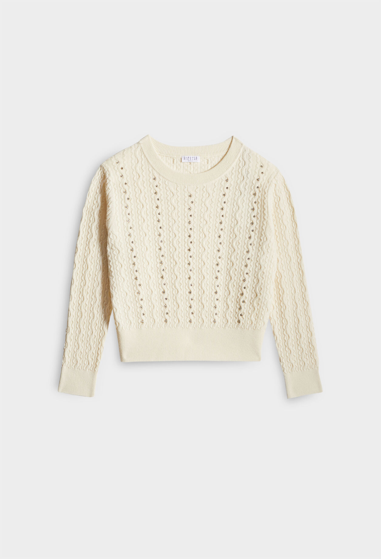 Strass-Pullover