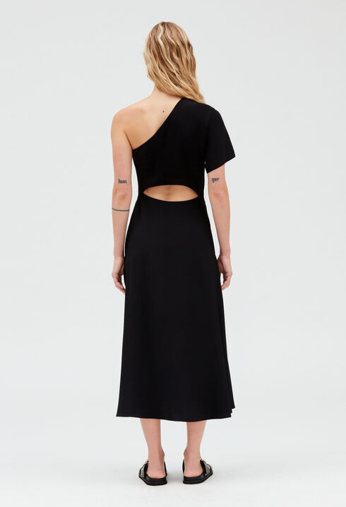 Asymmetrisches Midikleid