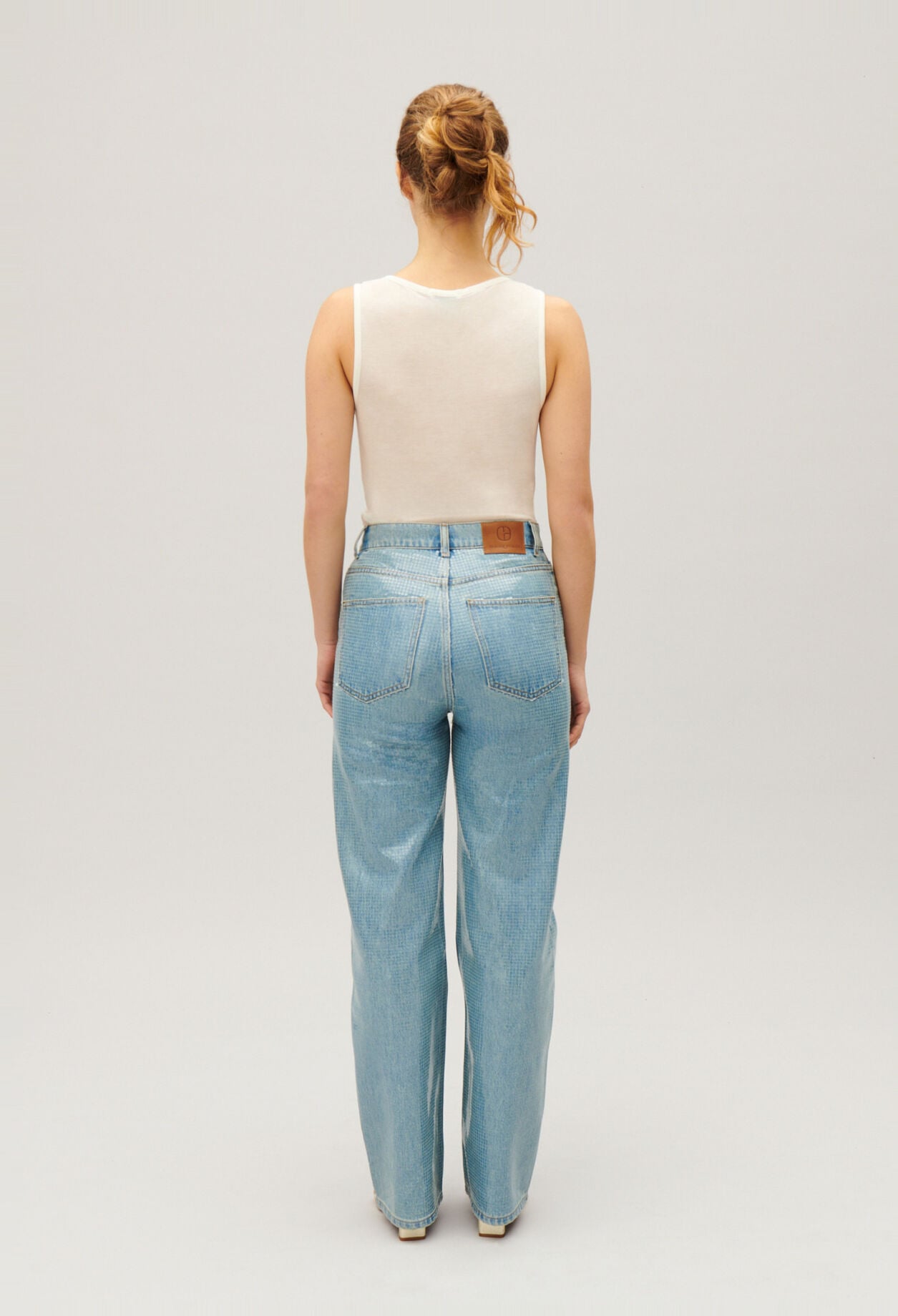 Blau straight Claude Jeans