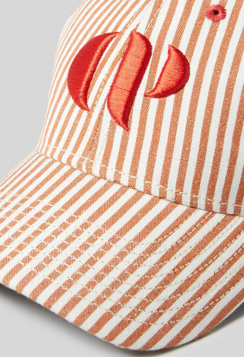CP-Monogramm Mütze mit Streifen