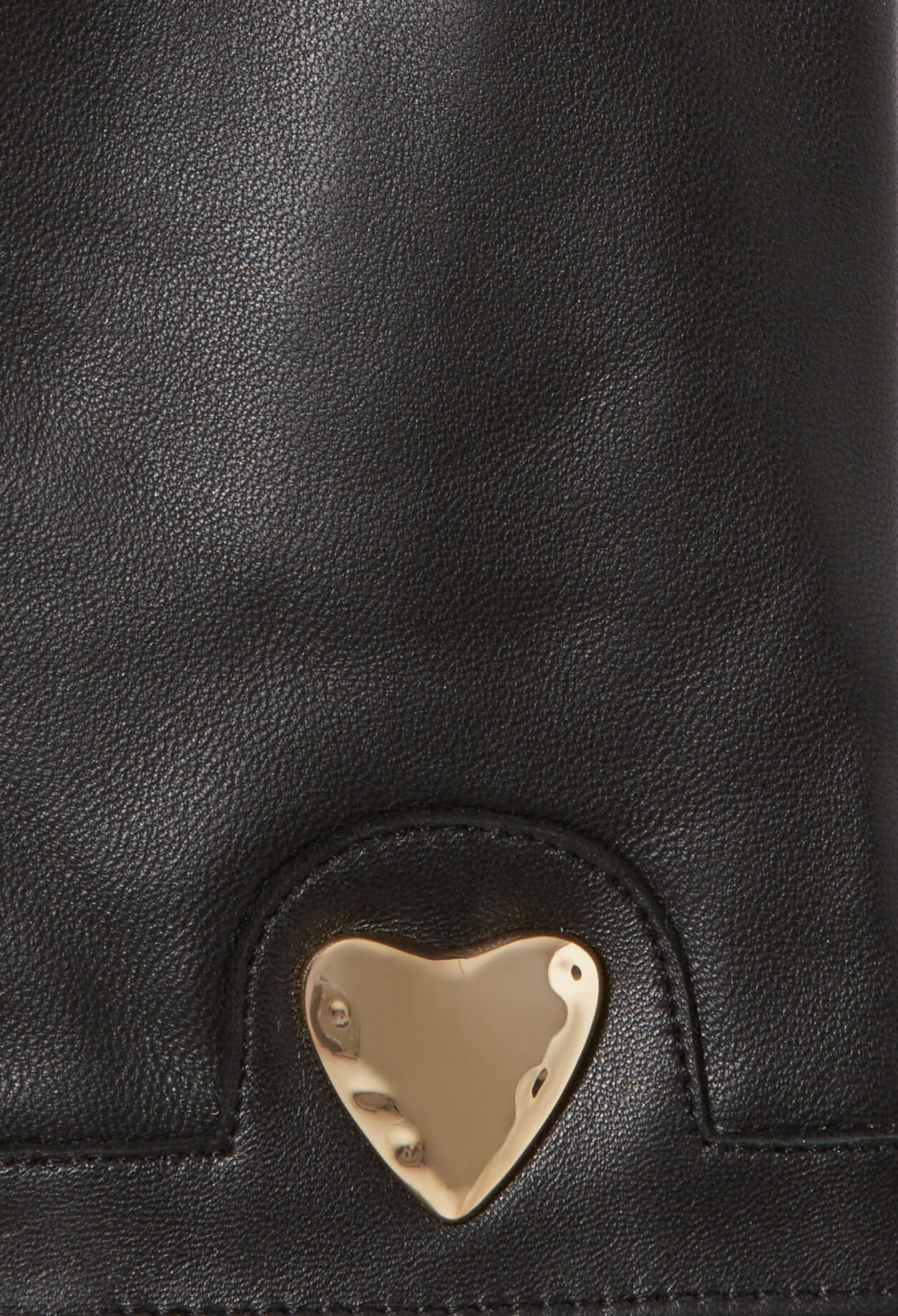 Lederhandschuhe mit goldenem Herz