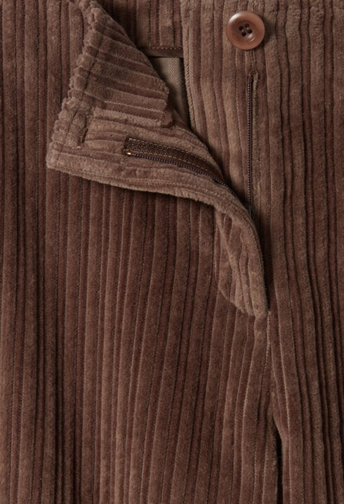 Weite Cargohose aus Cordvelours