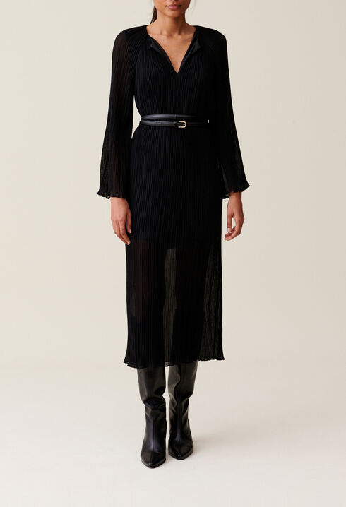 Langes, transparentes Kleid