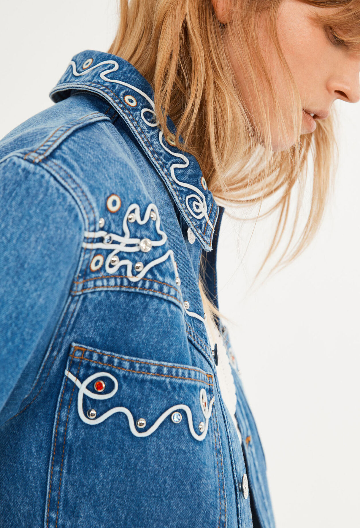 Blouson aus Denim