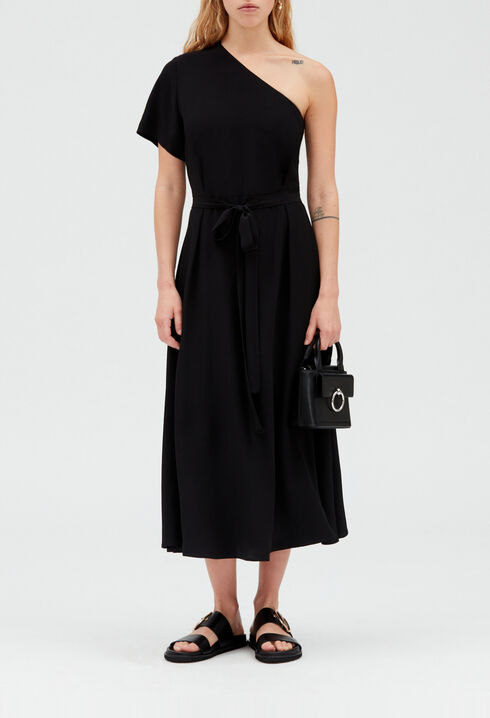 Asymmetrisches Midikleid