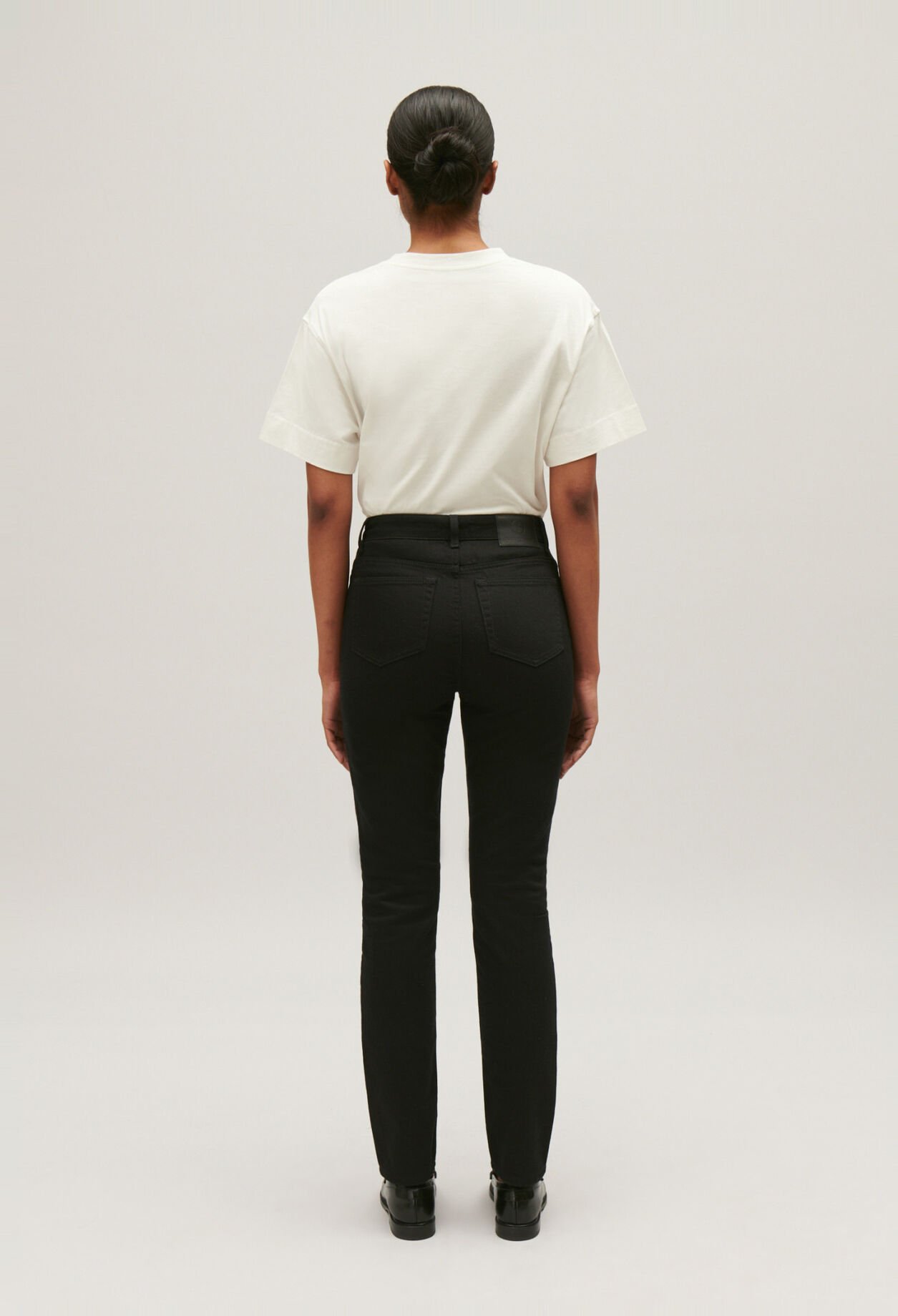 Schwarze Skinny-Jeans