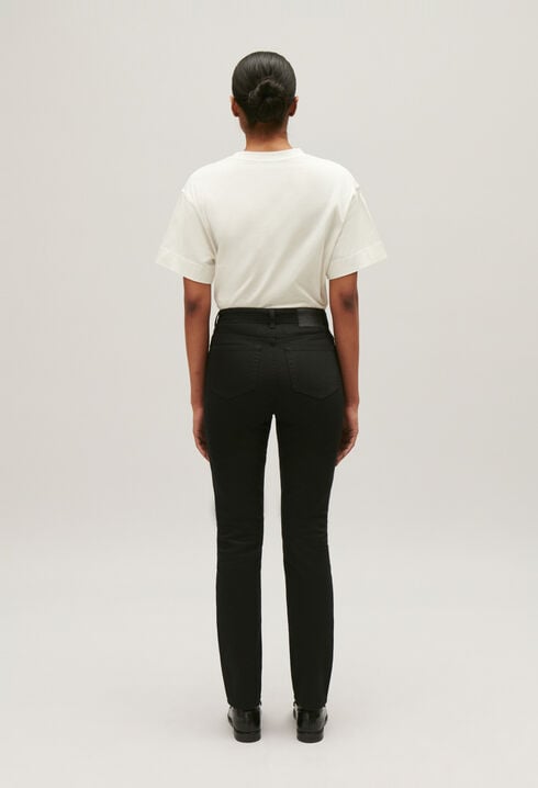 Schwarze Skinny-Jeans