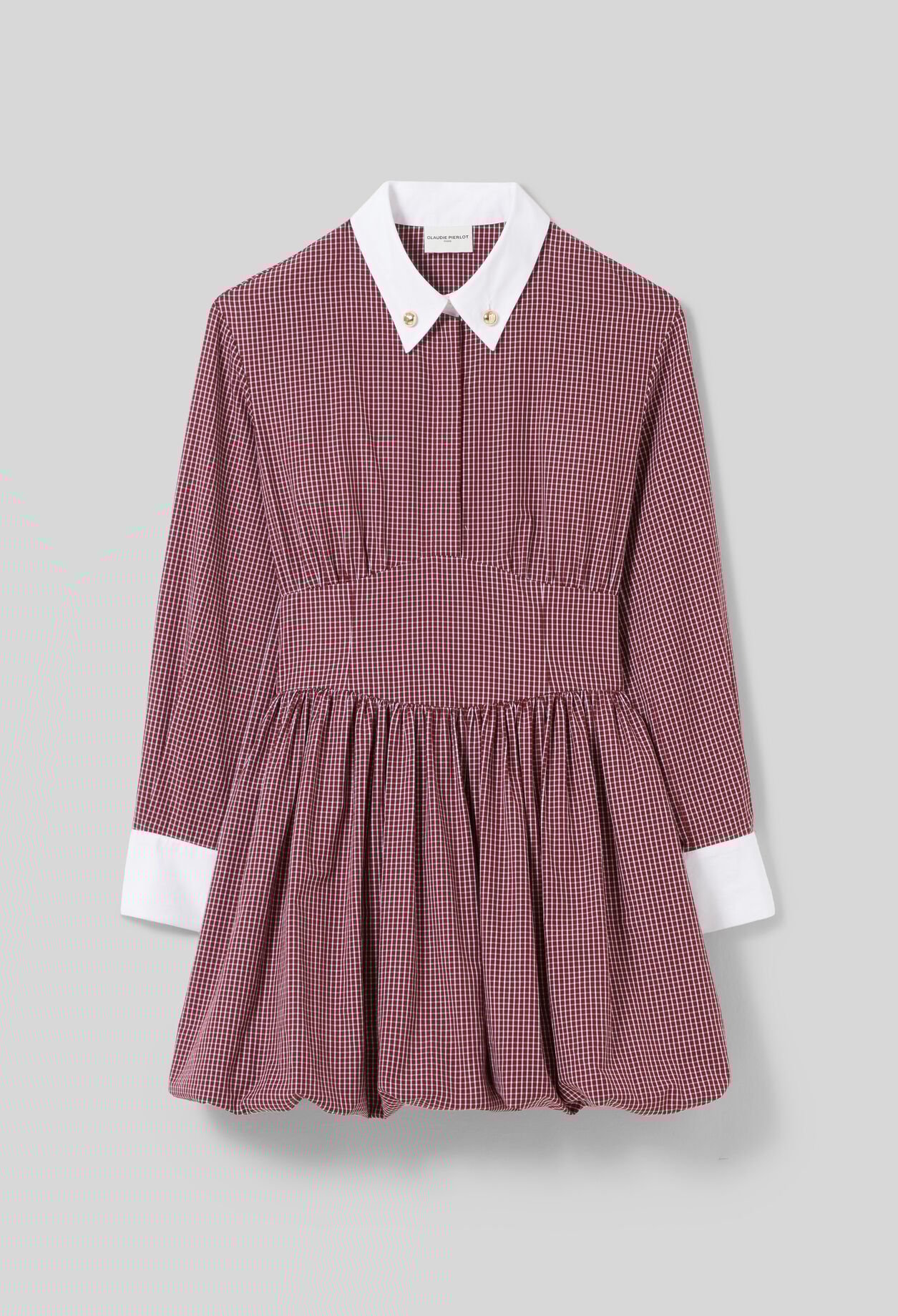 Kurzes Kleid mit Karomuster