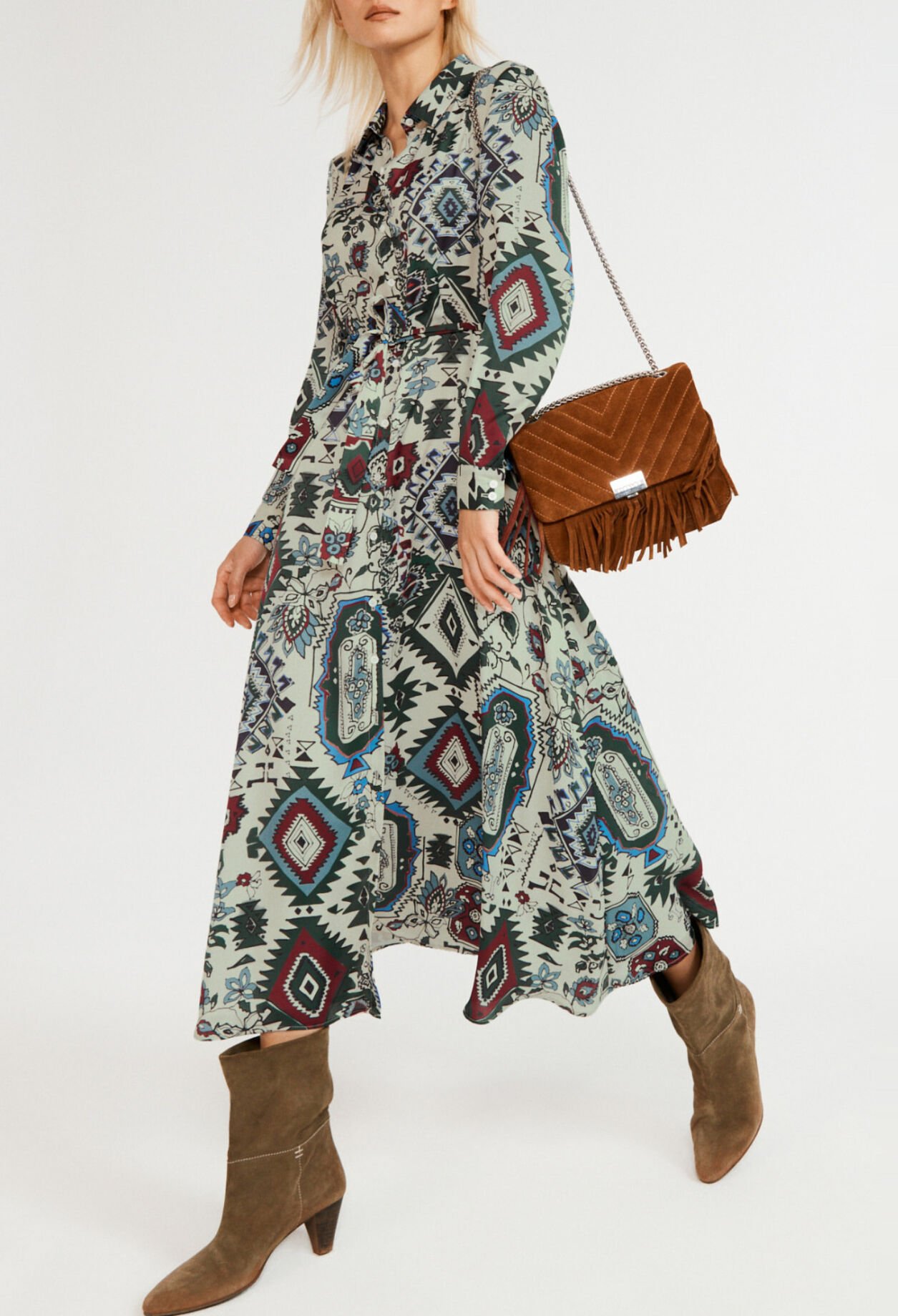 Langes Kleid