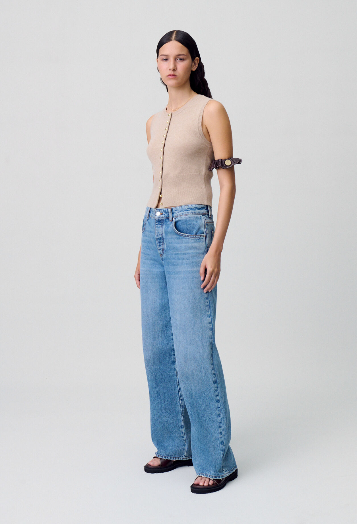 Straight-Leg-Jeans aus Denim